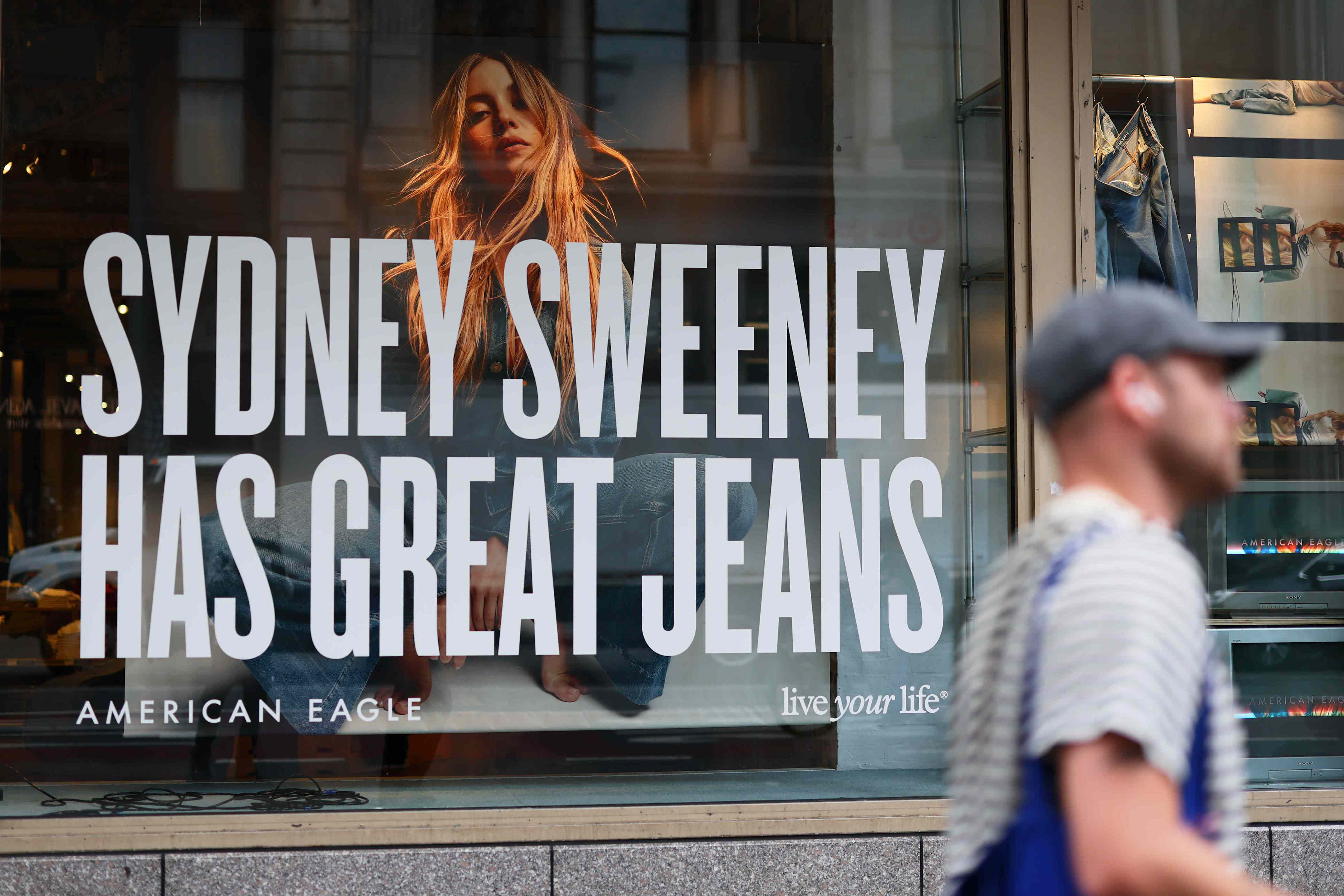 Sydney Sweeney and Travis Kelce ads boost results for American Eagle ...