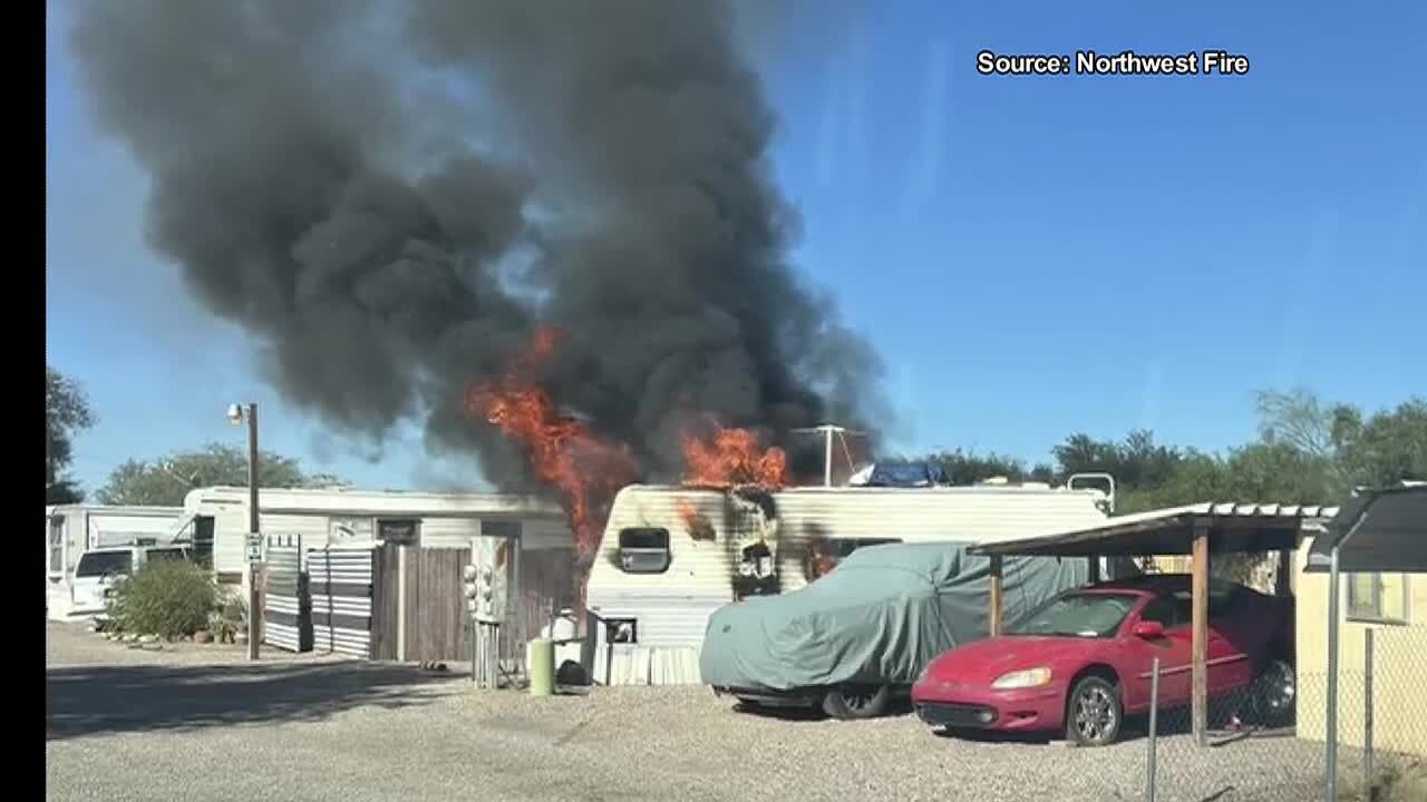 Northwest Fire responds to mobile home fire