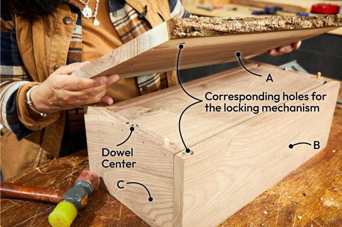 How to make a stylish shelf with a secret hideaway