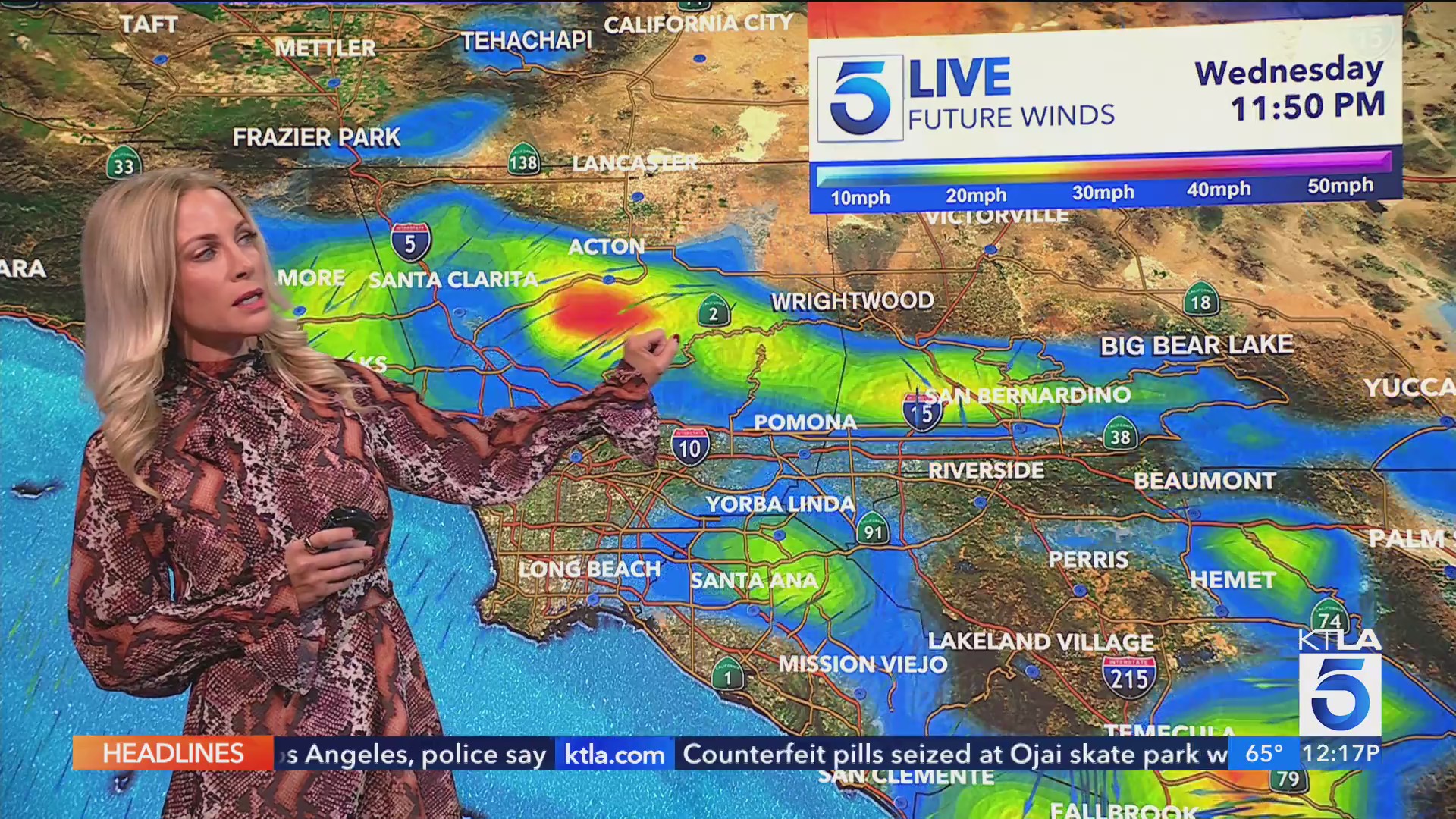 Strong winds bring cold temperatures ahead of a warm-up in SoCal
