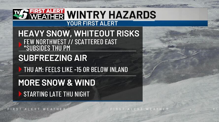 First alert: Cold, windy blast to bring few bursts of heavy snow, whiteouts