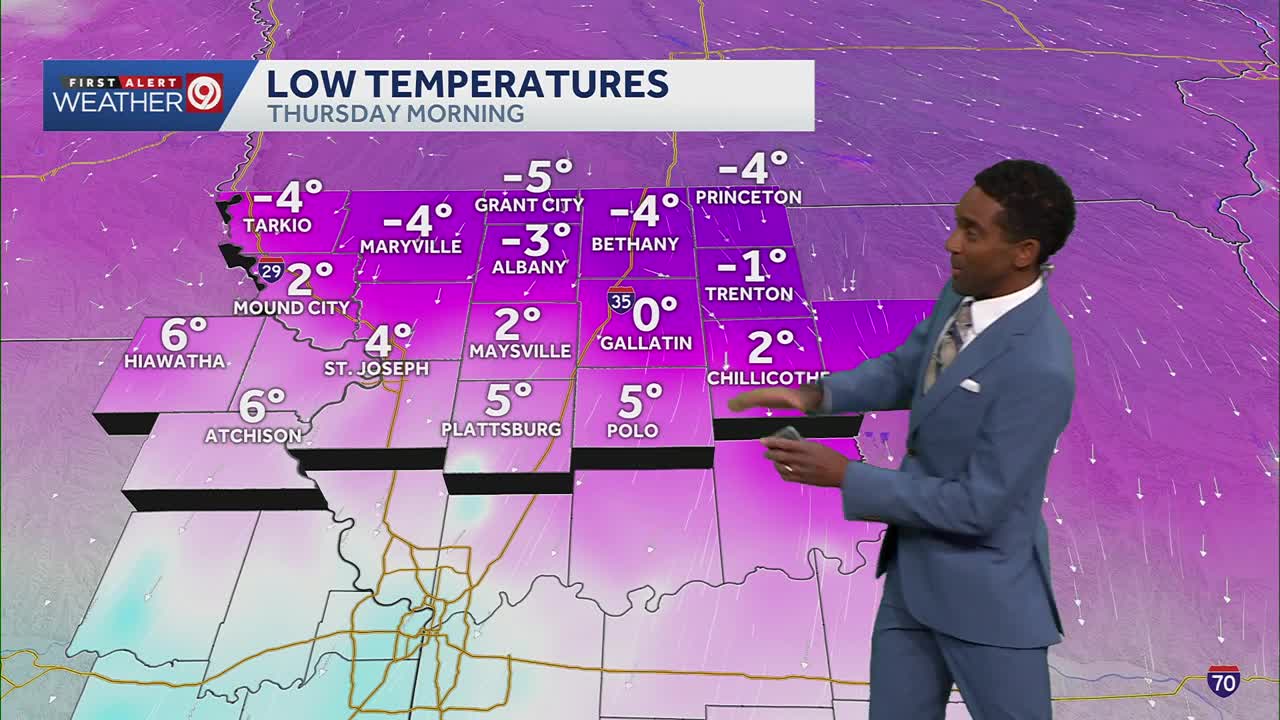 Arctic air brings coldest temperatures of season to Kansas City