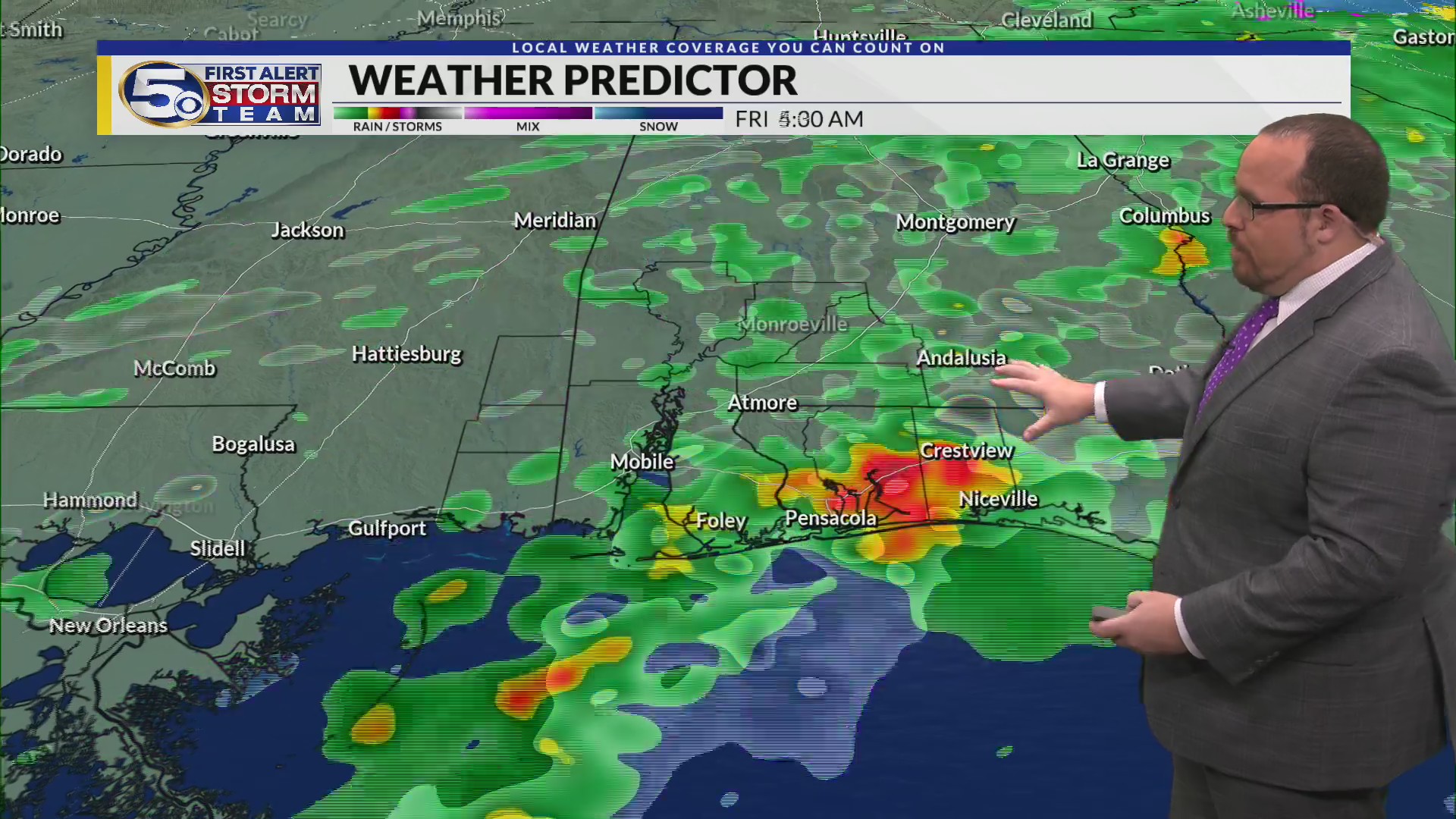 Forecast | Rainy days ahead for the Gulf Coast