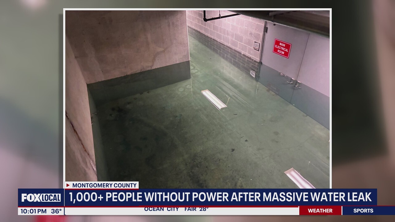 Over 1,000 people evacuated from apartment building after massive water ...