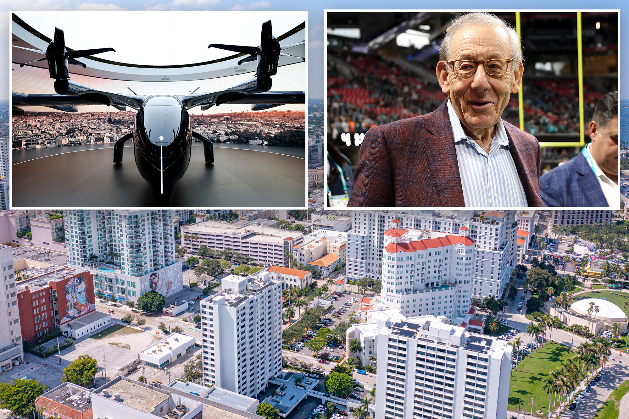 Billionaire Stephen Ross backs $200 flying taxi rides that reach speeds ...