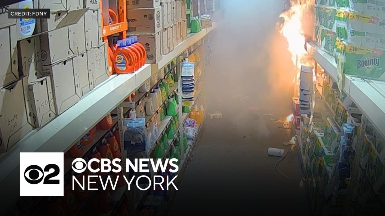 Video shows fire started by Staten Island supermarket employee, police say