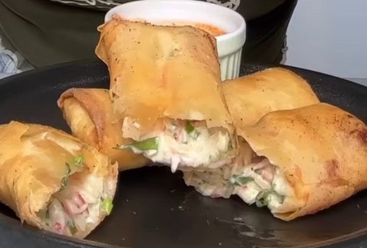Resep crab rangoon burrito: gorengan sultan viral yang wajib dicoba di ...