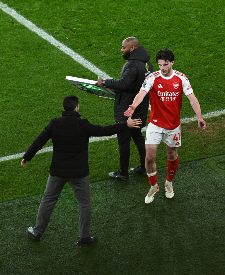 Rice provides update on injury after Arsenal win
