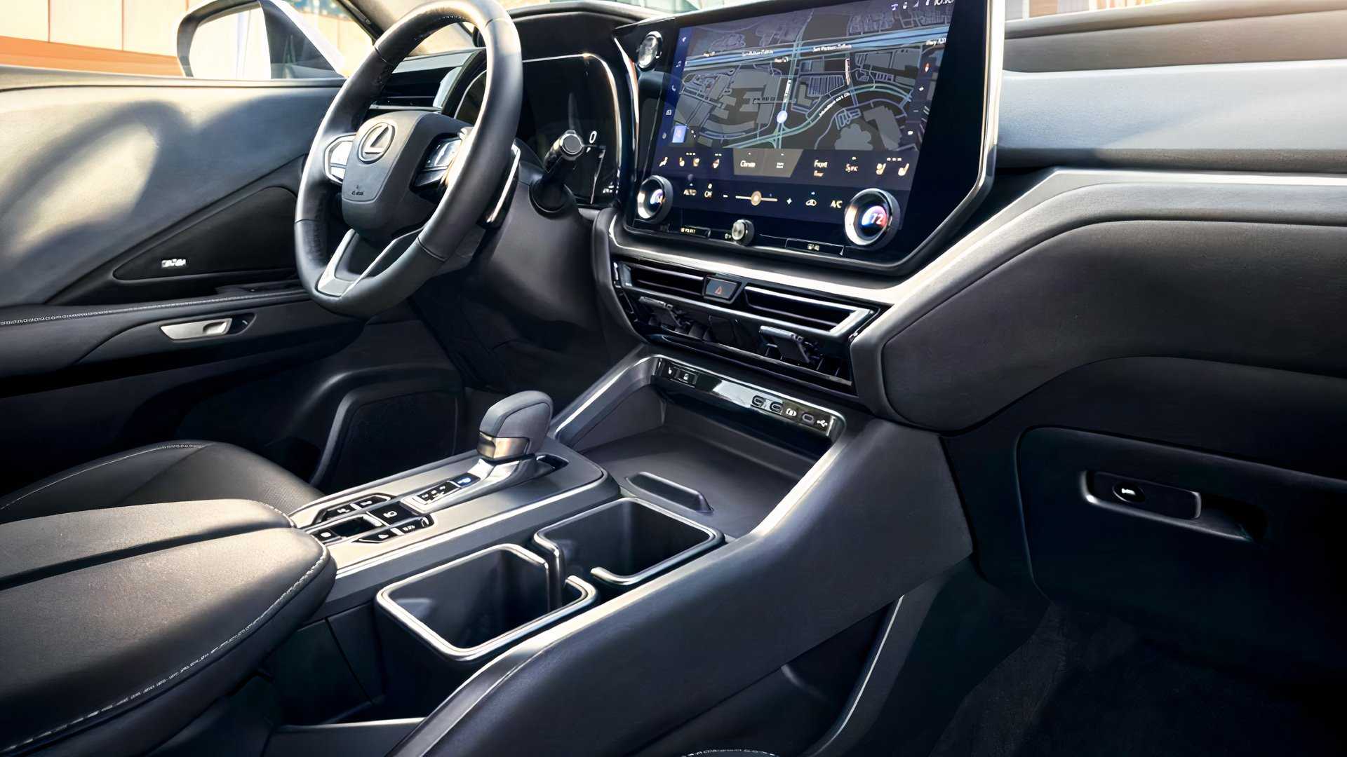 2025 Lexus TX 350 Premium interior showing dash and center console