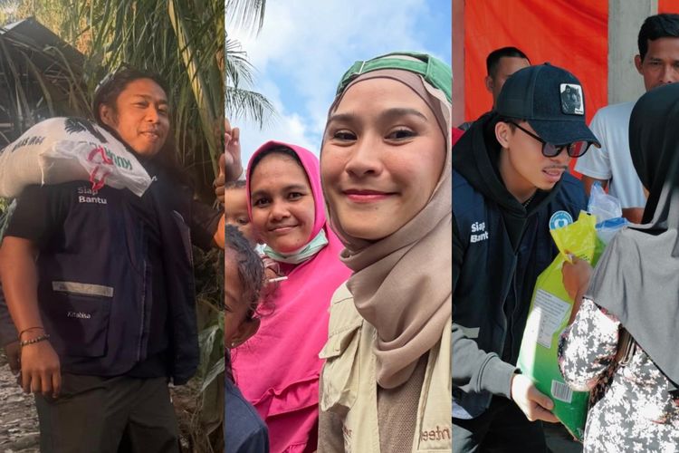 Sederet artis Tanah Air tak hanya menggalang dana, tetapi juga ada yang menyalurkan bantuan secara langsung ke beberapa titik lokasi banjir di Sumatera. Beberapa di antaranya, yakni Praz Teguh, Zaskia Adya Mecca, hingga Atta Halilintar.