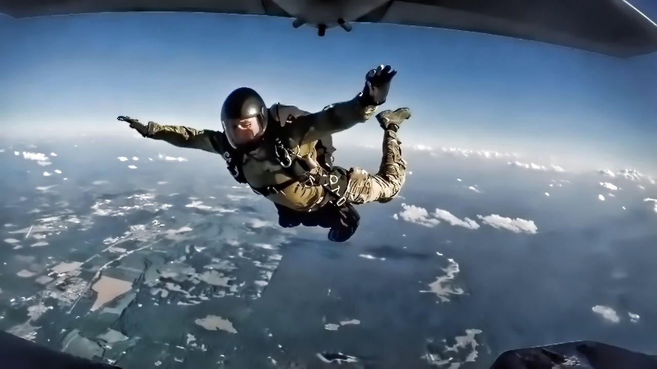 HALO drop • USAF special tactics airmen