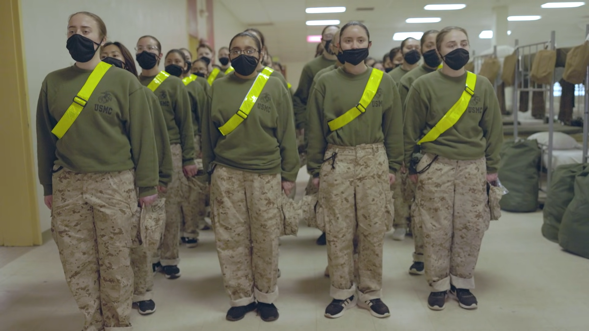 This is where marine recruits begin their journey