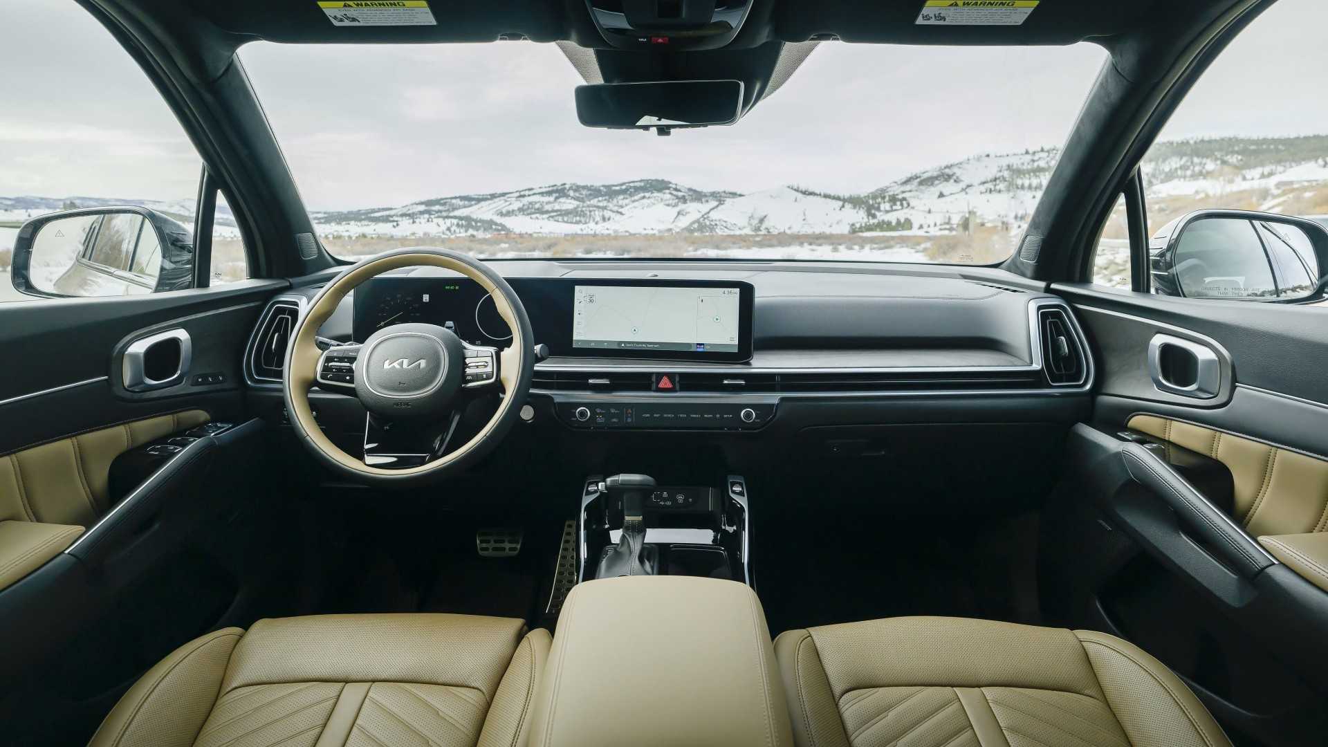 2026 Kia Sorento interior dashboard layout
