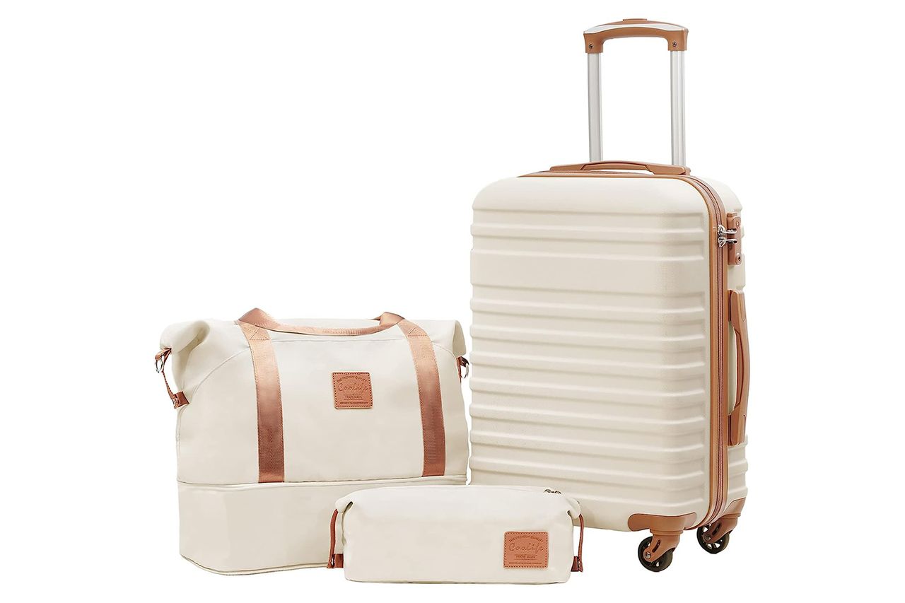 Black Friday Amazon Coolife Suitcase Set 3 Piece Carry On Hardside Luggage