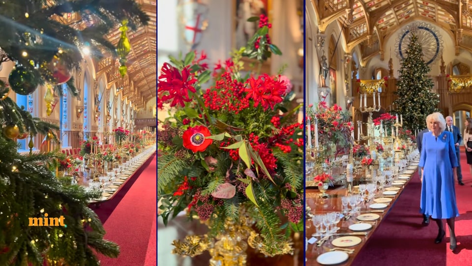 'Breathtaking': Royal Family's grand state banquet stuns social media ...