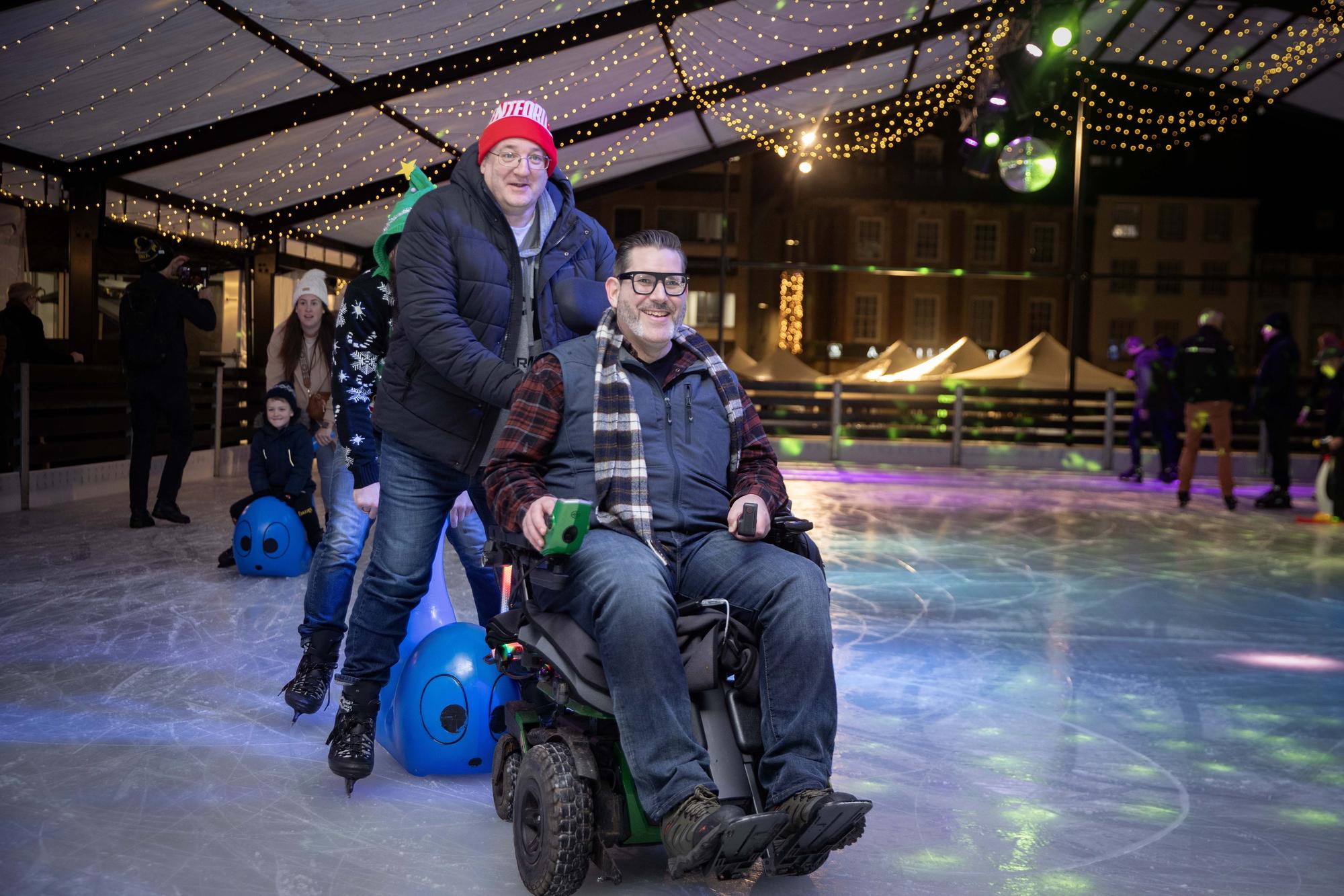 Get your skates on - look around huge ice rink in Northampton town ...