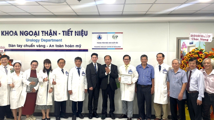 Bệnh viện Nhi đồng 1 có Trung tâm Niệu nhi xuất sắc tại Việt Nam