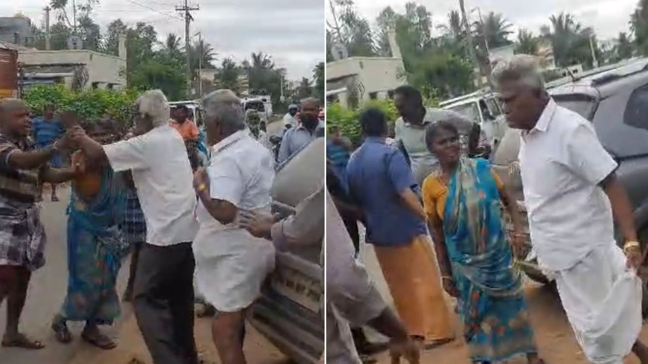 Ex-AIADMK MLA caught on camera slapping elderly woman in Tamil Nadu ...