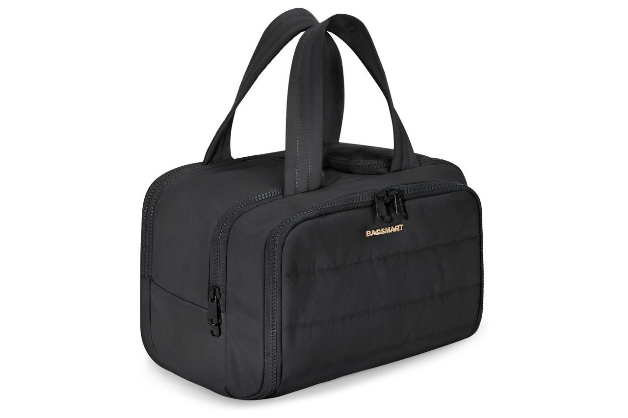 Bagsmart Travel Toiletry Bag Lightweight Large Wide Open Travel Bag