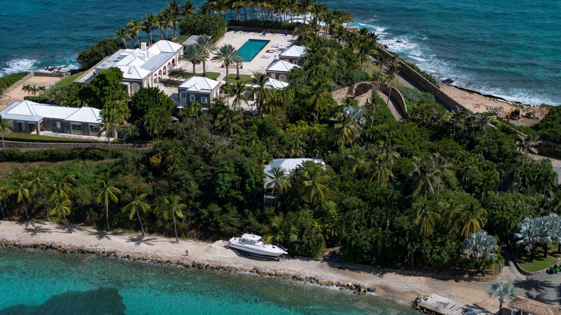 Jeffrey Epstein: Bilder von Karibikinsel Little Saint James veröffentlicht