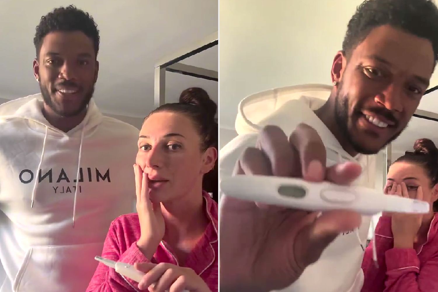 Olivia Kaiser shares moment she and Theo Campbell learned they were