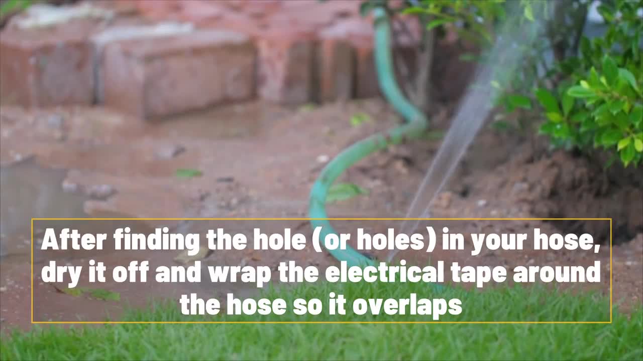 How to fix a leaky garden hose