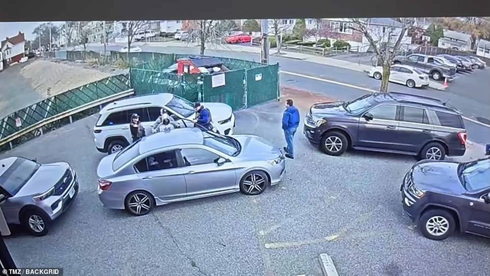 Five cars swoop in to detain mother of Karoline Leavitt's nephew