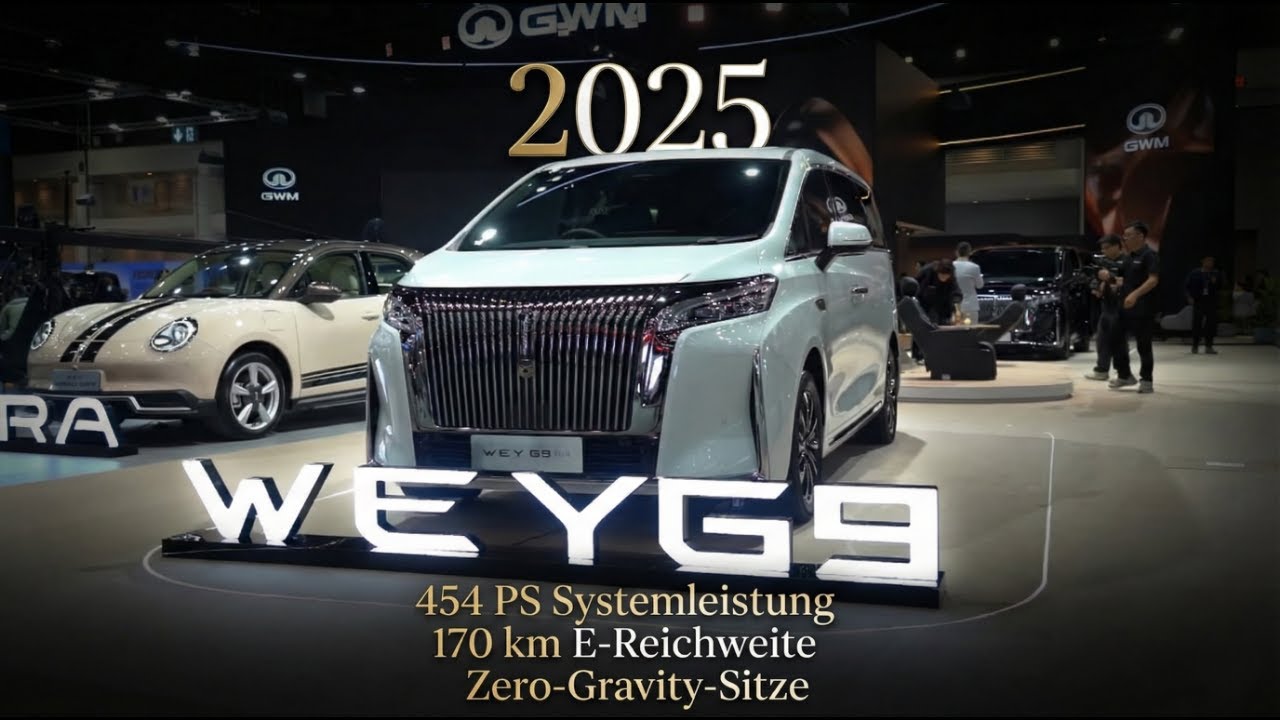 2025 Wey G9 Hi4: Premium-Van mit 454 PS und 170 km E-Reichweite