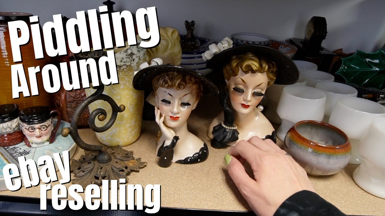 Piddling around at the shop | Reselling on eBay | Crazy Lamp Lady