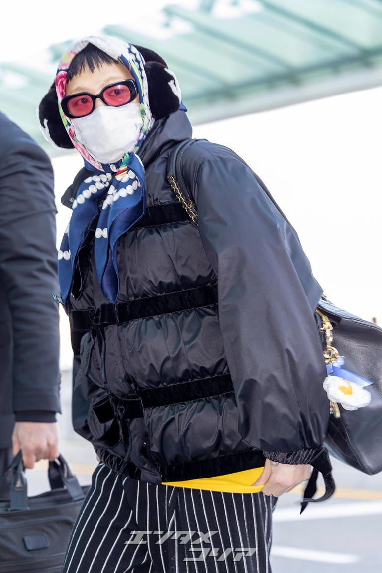 フォト】G-DRAGON「高級ブランドスカーフ×イヤーマフ」…ヒップで