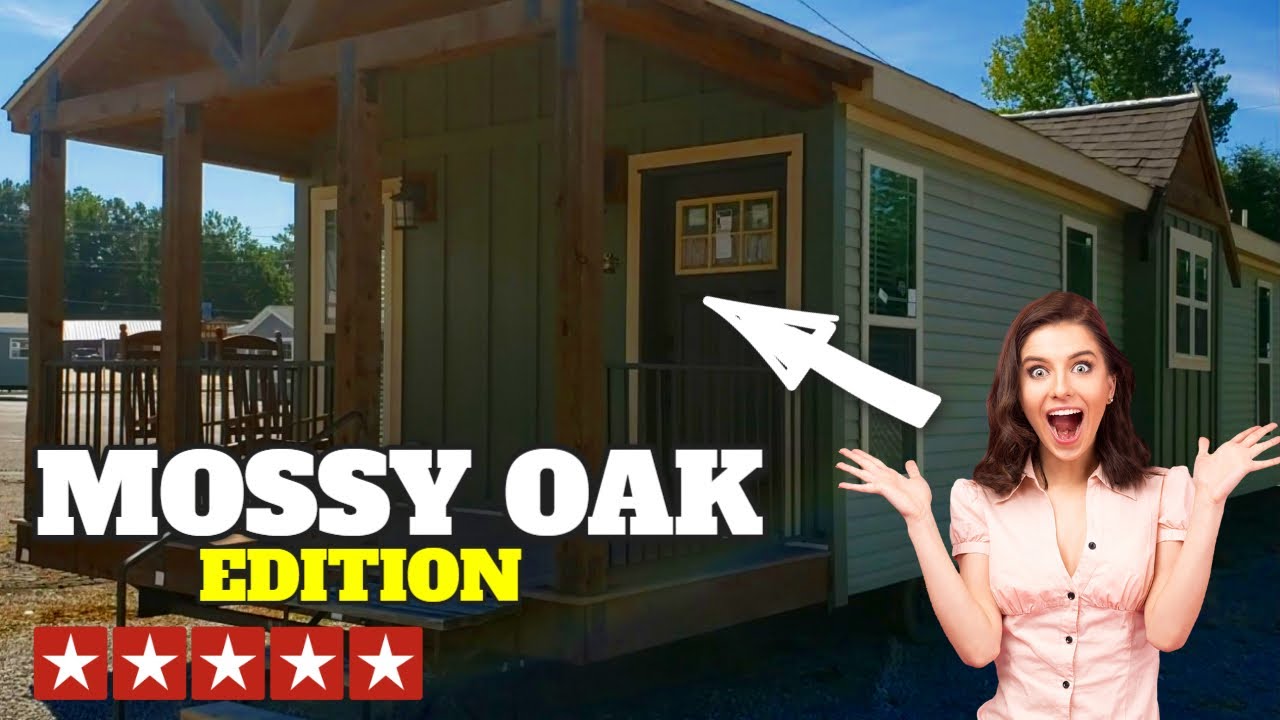 Mossy Oak edition mobile home – ultimate rustic living!