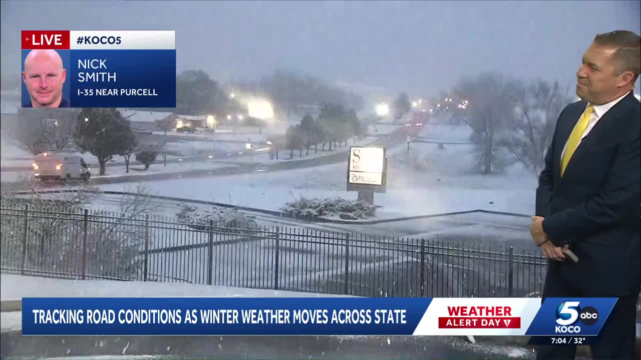 Heavy snow continues to fall in Purcell