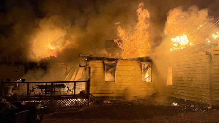 Baldwin County Fire Rescue responding to house fire near Lake Sinclair