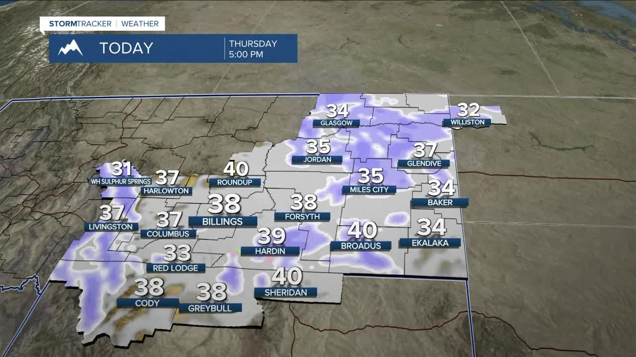 Q2 Billings area weather: A chance of daily snow through Saturday