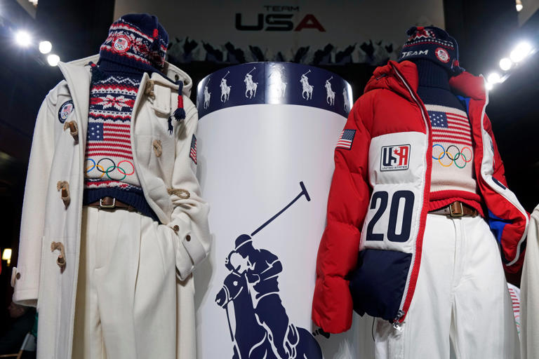 Ralph Lauren unveils Team USA #39 s Olympic uniforms