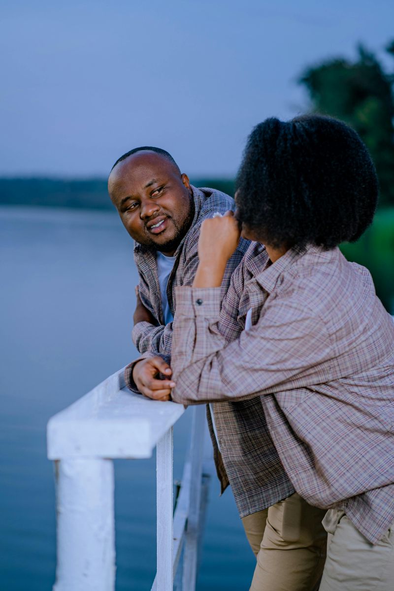 He Leans In Toward You