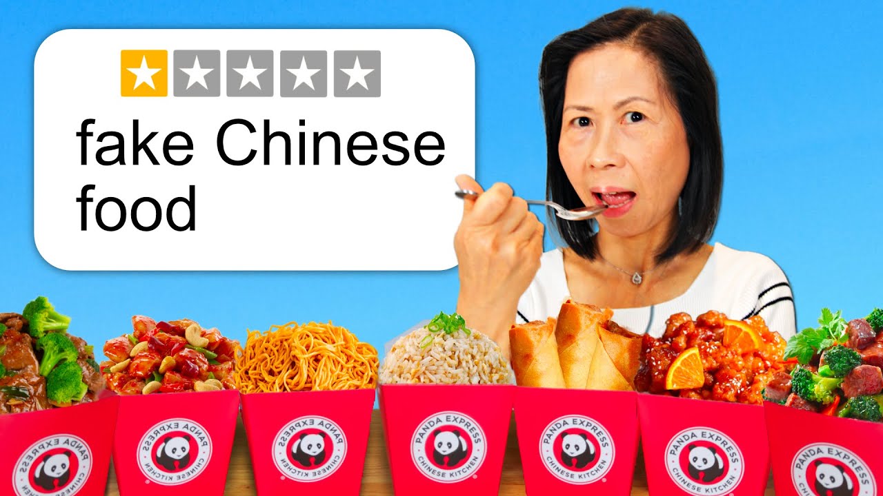 Trying Panda Express with my mom