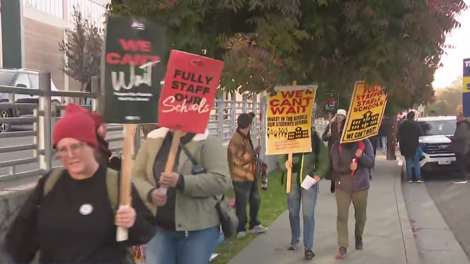 Teachers at West Contra Costa Unified School District begin strike