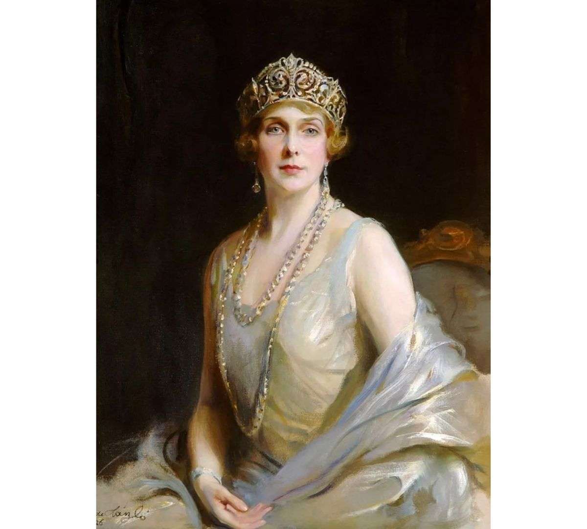 La reina Victoria Eugenia, abuela del rey Juan Carlos I