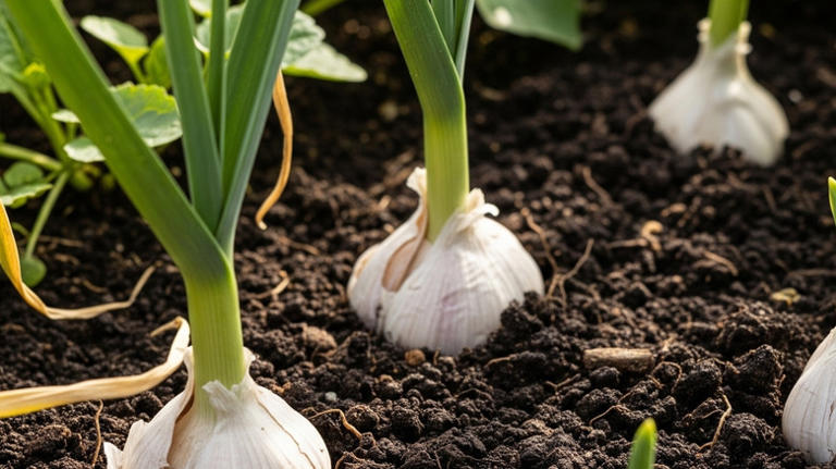 Get your garlic garden started this winter using only a bowl of water
