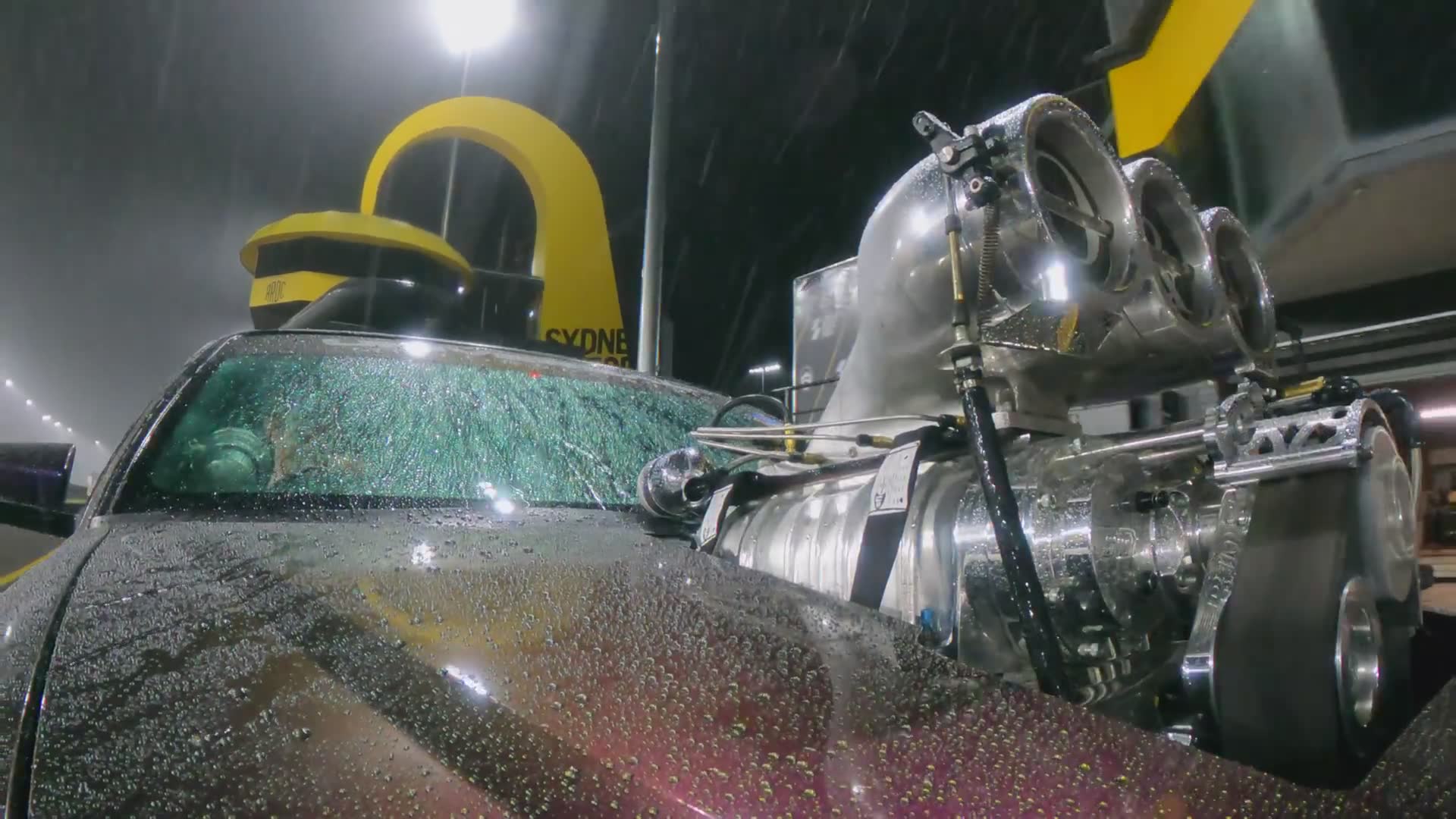 Documenting the destruction and chaos from the Saturday track session