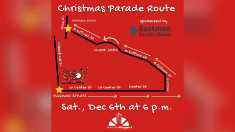 Road closures announced ahead of Kingsport Christmas parade