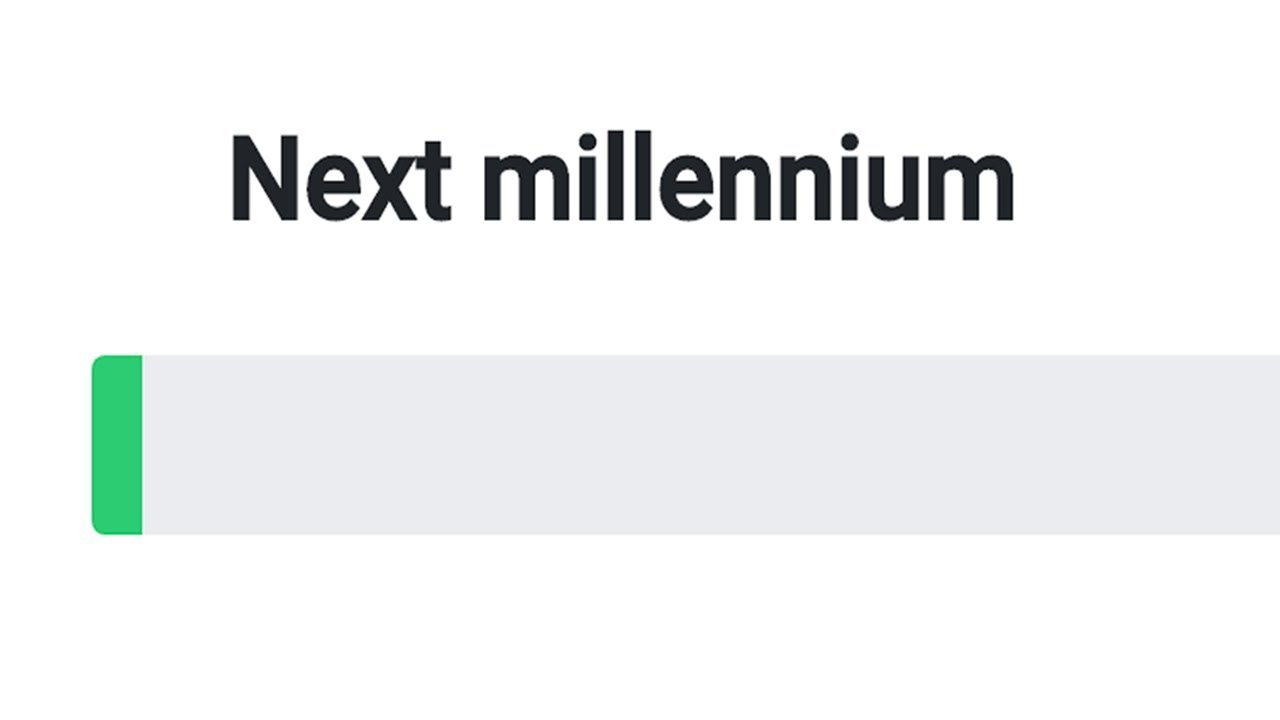Slowest progress bars on the internet for patient users