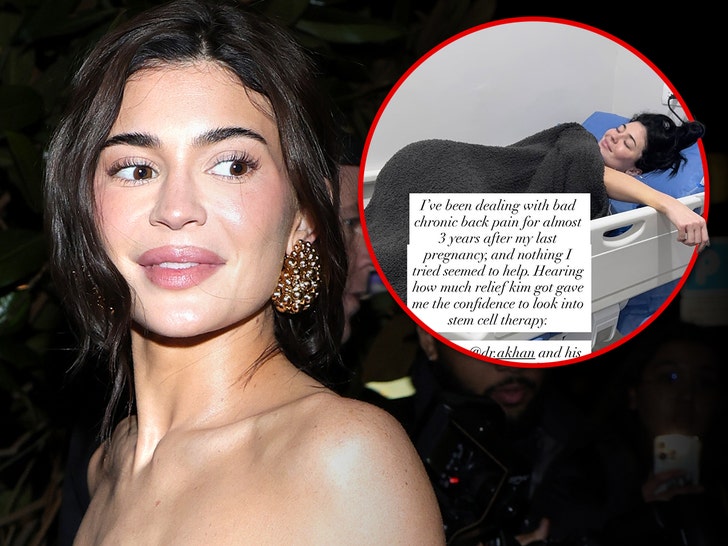 Kylie Jenner says she underwent stem cell therapy for chronic back pain