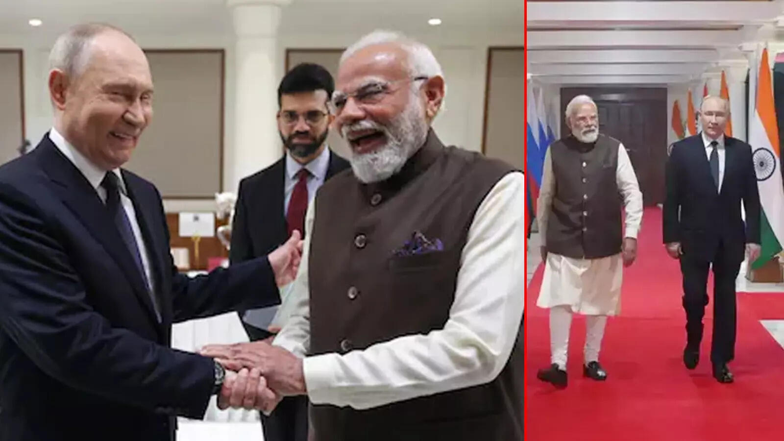 Hugs, handshakes & high diplomacy: Modi-Putin bond defines India-Russia ...