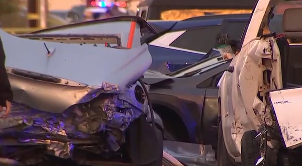 Third victim dies from injuries after 12-car crash in northwest Las Vegas