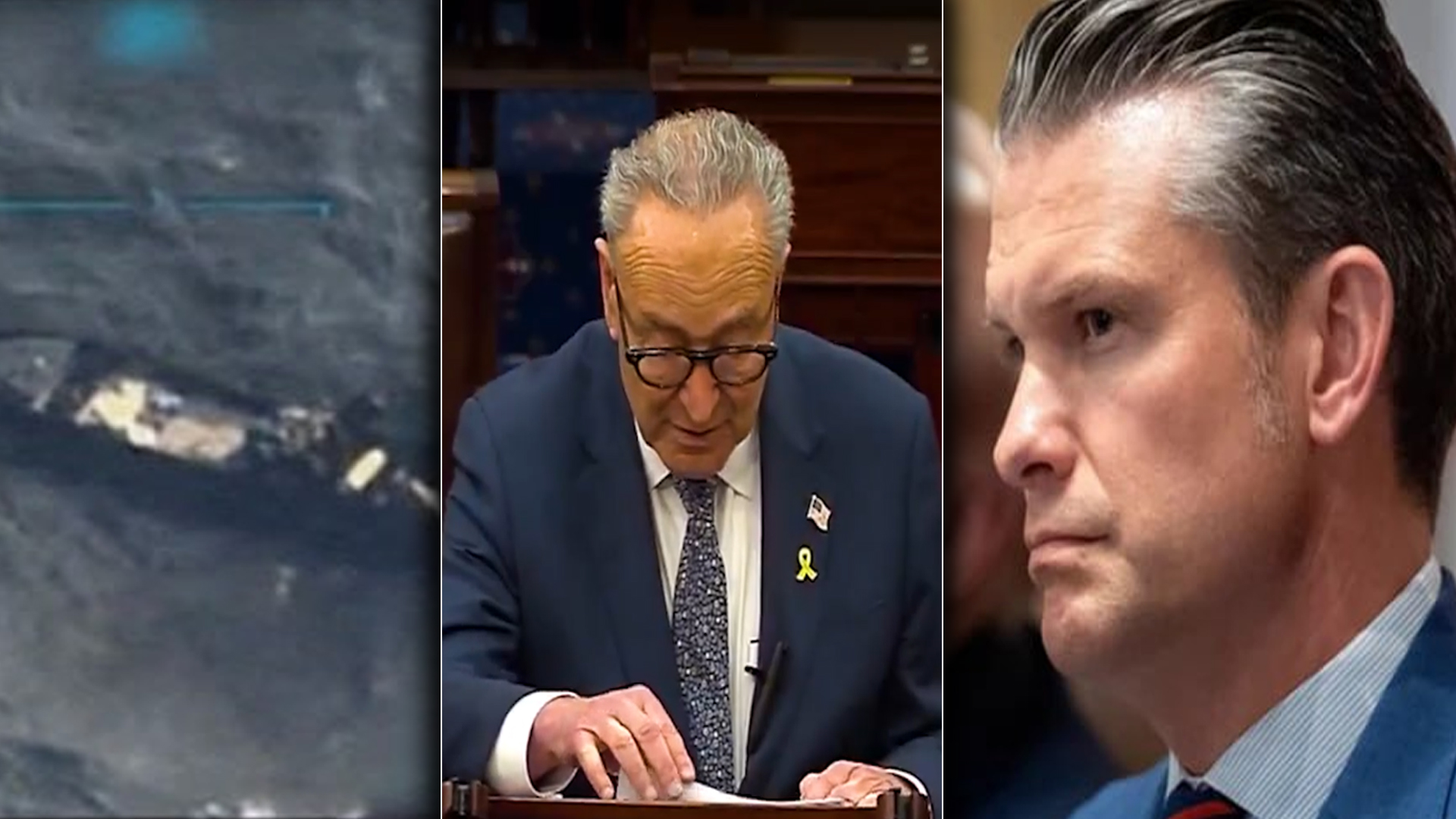 Video: Chuck Schumer blasts Trump, Hegseth for killing Venezuela drug ...