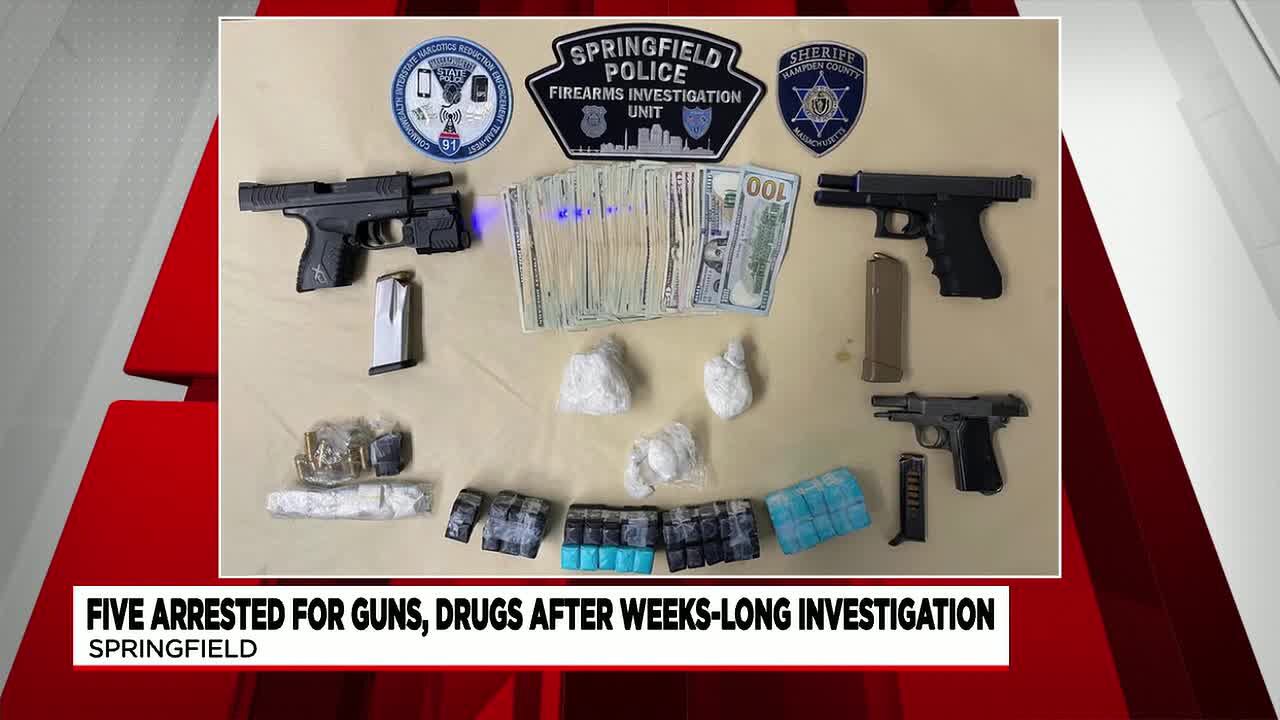 5 suspects arrested following Springfield drug investigation