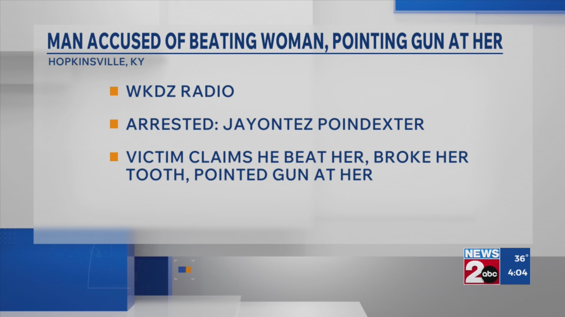 Man accused of beating woman, pointing gun at her in Hopkinsville