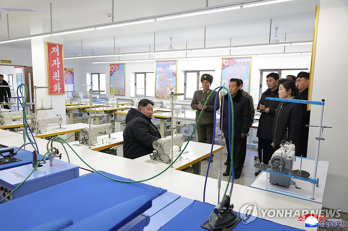 NK leader inspects regional factories ahead of official opening